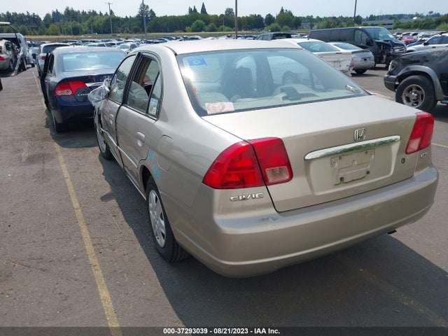 2001 HONDA CIVIC EX VIN: JHMES26791S003256