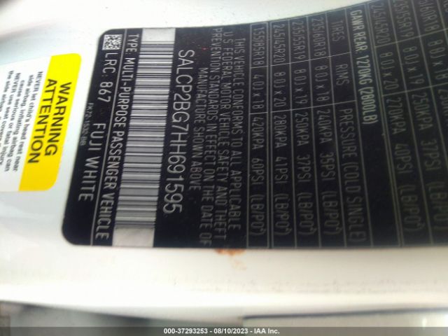 SALCP2BG7HH691595 Land Rover Discovery Sport Se