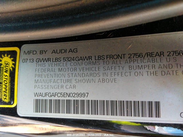 WAUFGAFC5EN029997 Audi A6 3.0t Premium Plus