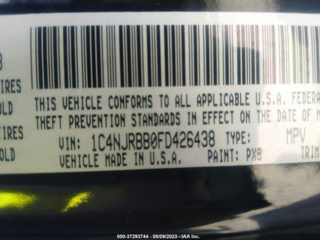 1C4NJRBB0FD426438 Jeep Patriot Sport