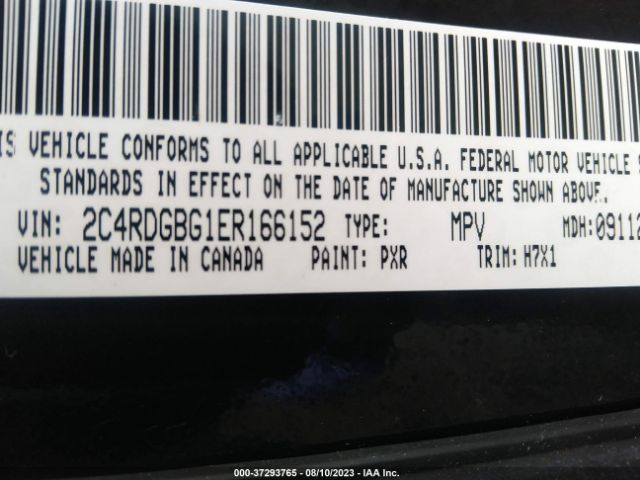 2C4RDGBG1ER166152 Dodge Grand Caravan American Value Pkg