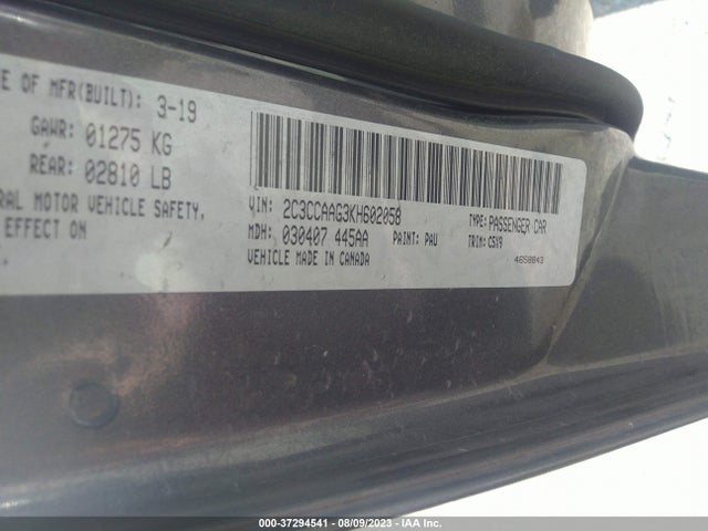 2C3CCAAG3KH602058 Chrysler 300 Touring