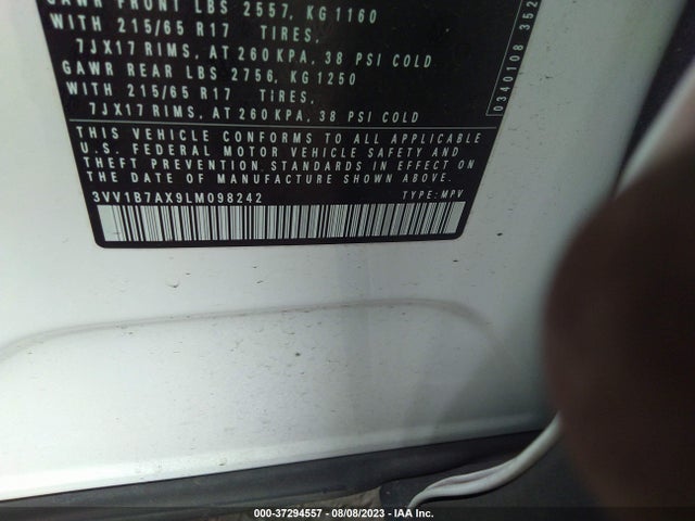 3VV1B7AX9LM098242 Volkswagen TIGUAN S