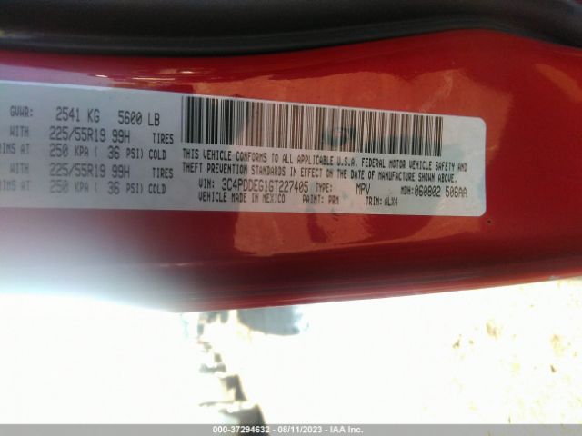 3C4PDDEG1GT227405 Dodge Journey R/t