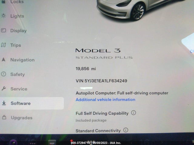 Tesla Model 3 Standard Range 2020 5YJ3E1EA1LF634249 Image 14