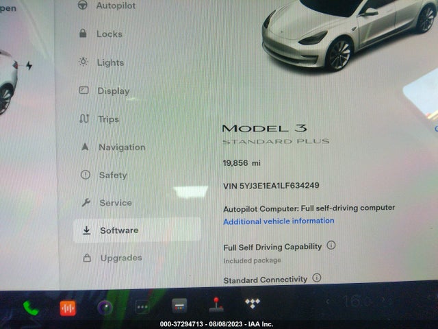 Tesla Model 3 Standard Range 2020 5YJ3E1EA1LF634249 Image 16