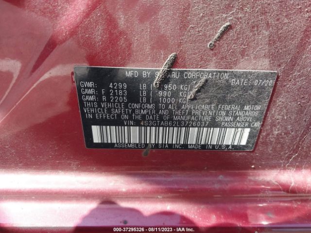 4S3GTAB62L3726037 Subaru Impreza