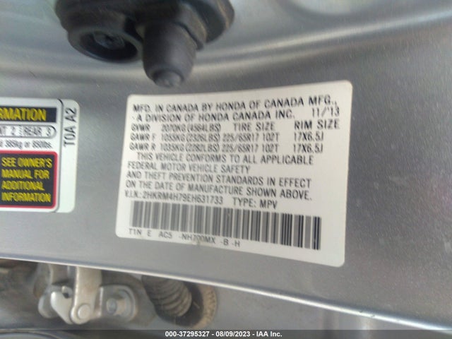 Honda Cr-v Ex-l 2014 2HKRM4H79EH631733 Image 9