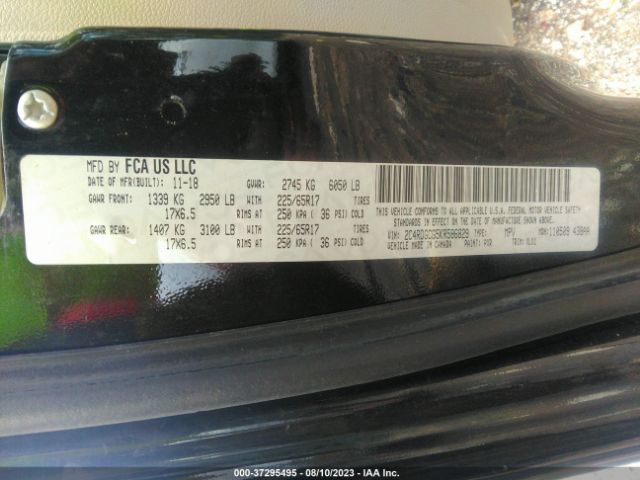 2C4RDGCG5KR586829 Dodge Grand Caravan Sxt