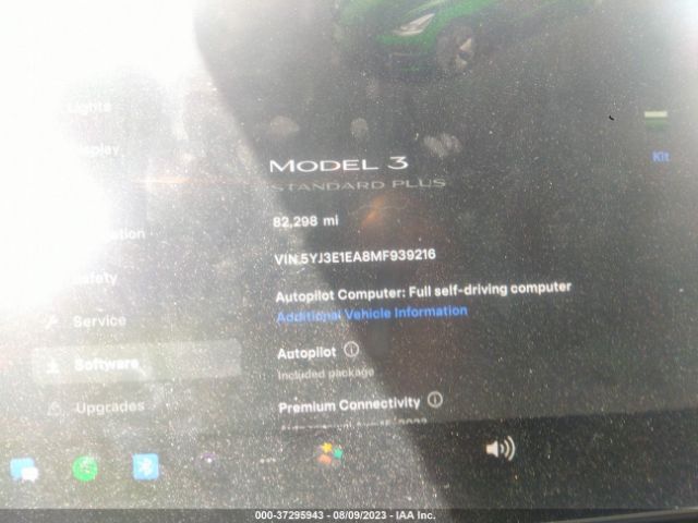 5YJ3E1EA8MF939216 Tesla Model 3 Standard Range Plus