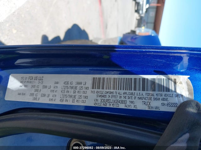 3C6UR5DJ1KG543693 RAM 2500 Big Horn