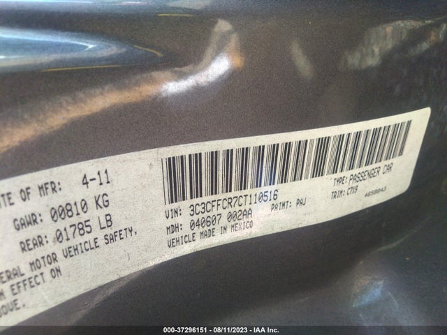 2012 FIAT 500 3C3CFFCR7CT110516 Photo 8