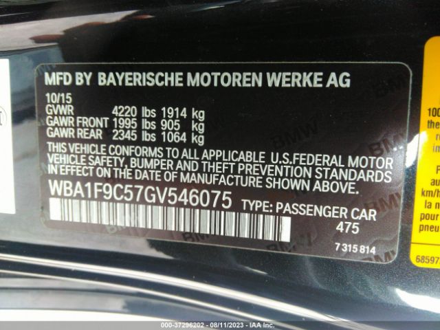 WBA1F9C57GV546075 BMW 2 Series 228i