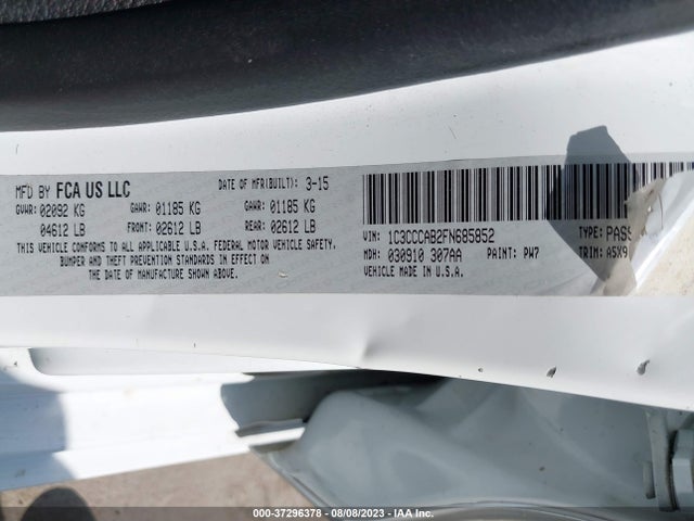1C3CCCAB2FN685852 Chrysler 200 Limited
