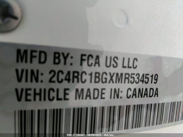 2C4RC1BGXMR534519 Chrysler Pacifica Touring L