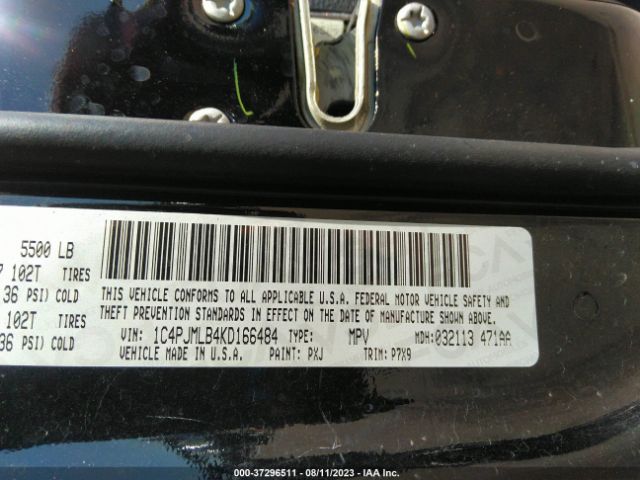 1C4PJMLB4KD166484 Jeep Cherokee Latitude Plus