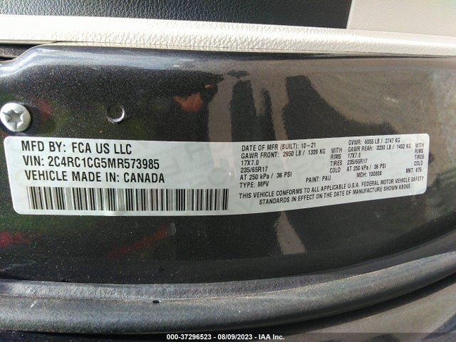 2C4RC1CG5MR573985 Chrysler Voyager Lx