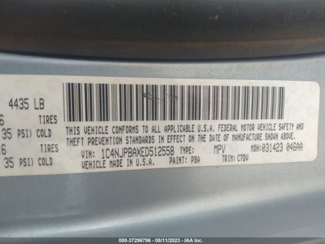 1C4NJPBAXED512558 Jeep Patriot Sport