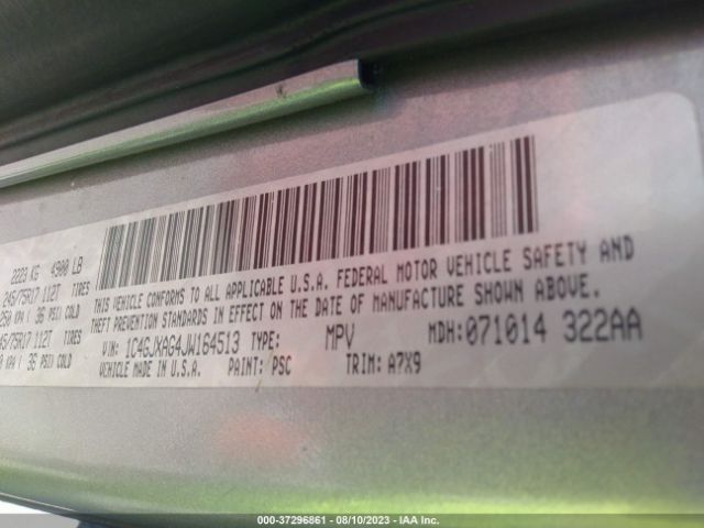 1C4GJXAG4JW164513 Jeep Wrangler Sport