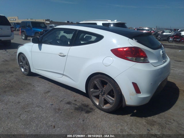 2013 HYUNDAI VELOSTER W/GRAY INT VIN: KMHTC6AD9DU151311