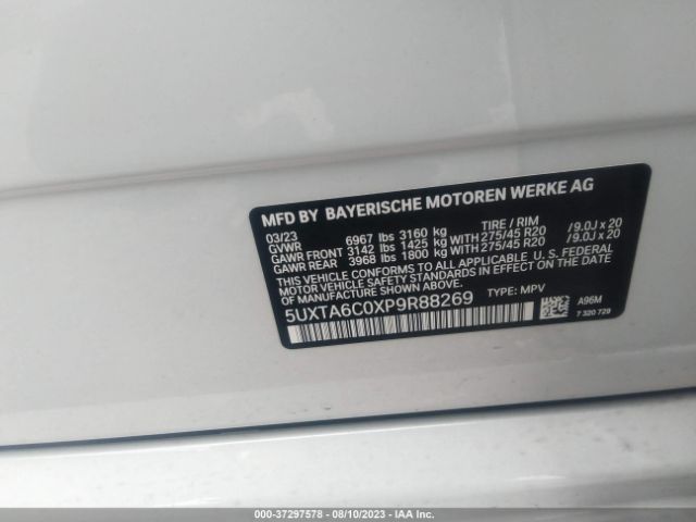 5UXTA6C0XP9R88269 BMW X5 Xdrive45e