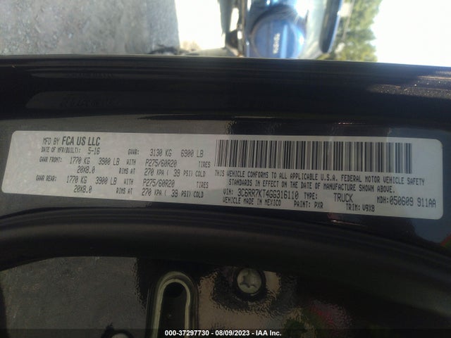 RAM 1500 Express 2016 3C6RR7KT4GG316110 Image 9