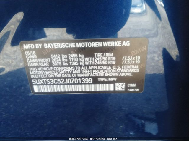 5UXTS3C52J0Z01399 BMW X3 M40i