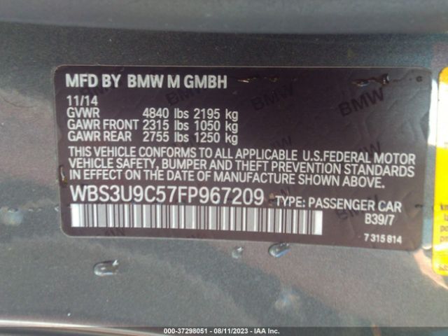 WBS3U9C57FP967209 BMW M4