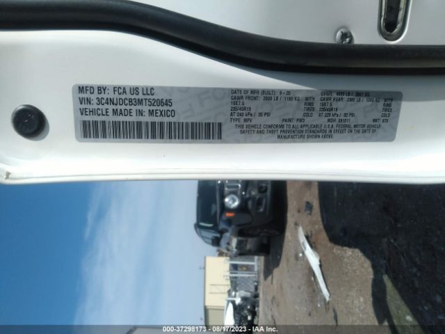 3C4NJDCB3MT520645 Jeep Compass Limited