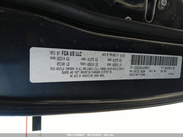 Dodge Charger Sxt 2016 2C3CDXHG1GH355071 Image 14