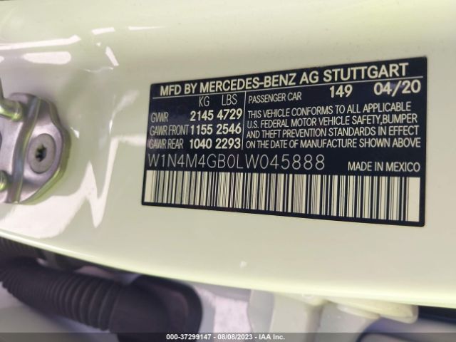 W1N4M4GB0LW045888 Mercedes-Benz GLB