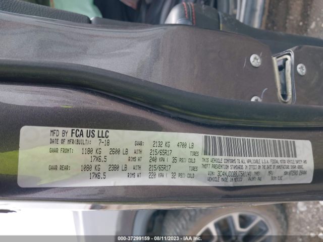3C4NJDDB9JT501141 Jeep Compass Trailhawk