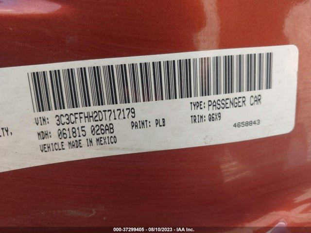 2013 FIAT 500 3C3CFFHH2DT717179 Photo 8