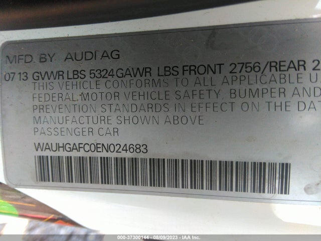 WAUHGAFC0EN024683 Audi A6 3.0t Prestige