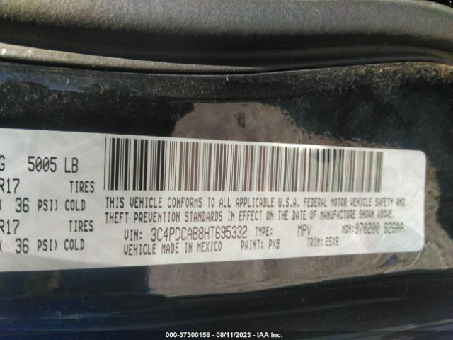 3C4PDCAB8HT695332 Dodge JOURNEY SE