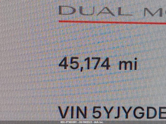 2021 TESLA MODEL Y PERFORMANCE VIN: 5YJYGDEF7MF256145