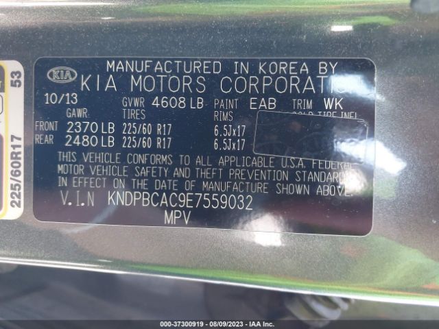 KNDPBCAC9E7559032 KIA Sportage Lx