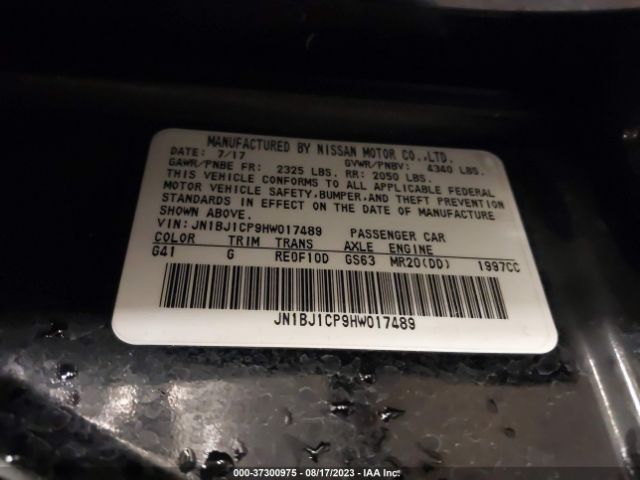 JN1BJ1CP9HW017489 Nissan Rogue Sport Sv