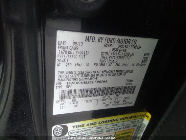 1FMJK1H52EEF06794 Ford Expedition El King Ranch