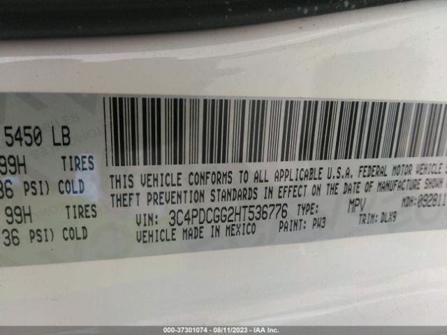 3C4PDCGG2HT536776 Dodge Journey Crossroad Plus
