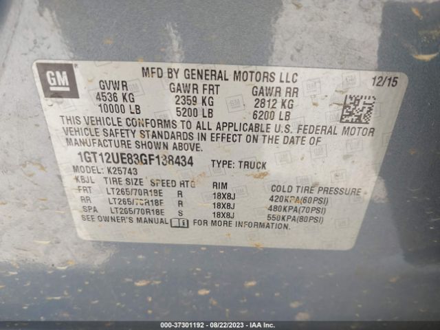 1GT12UE83GF138434 GMC Sierra 2500hd Denali