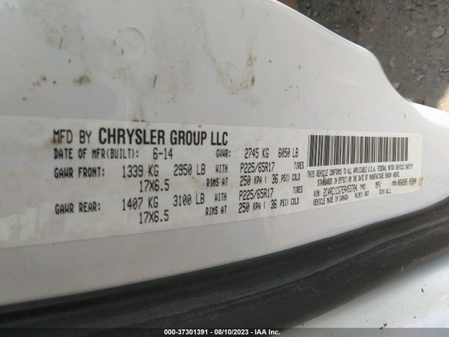 2C4RC1CG7ER453784 Chrysler Town & Country Touring-l
