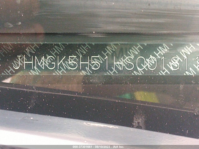 Honda FIT LX 2017 JHMGK5H51HS001811 Image 9
