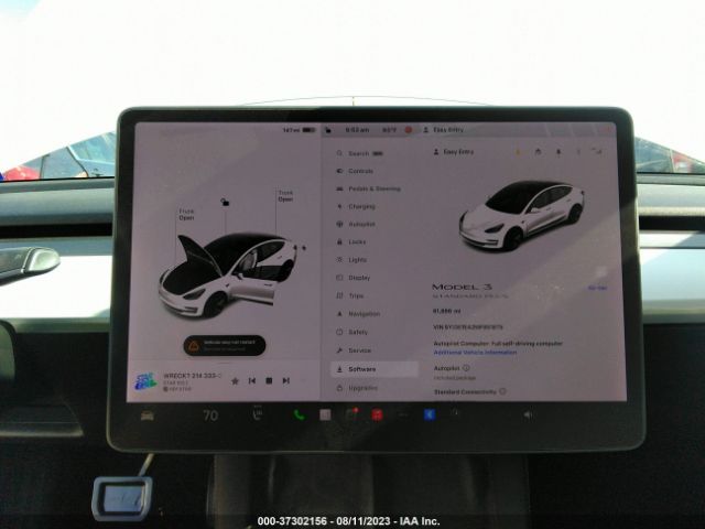 5YJ3E1EA2MF851875 Tesla Model 3 Standard Range Plus