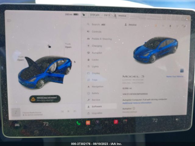 5YJ3E1EB3MF926592 Tesla Model 3 Long Range