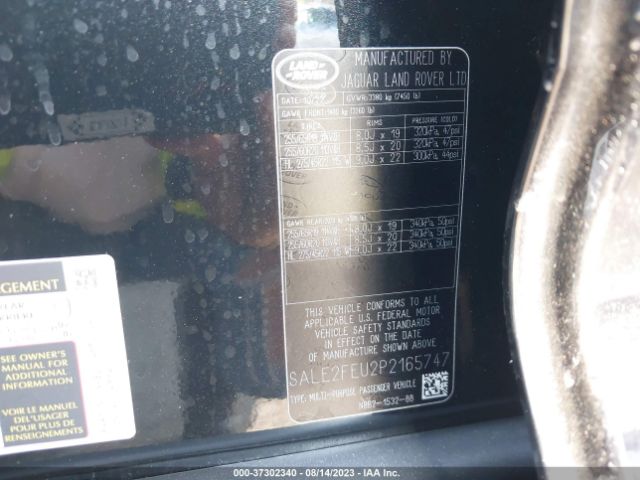 SALE2FEU2P2165747 Land Rover Defender X-dynamic Se