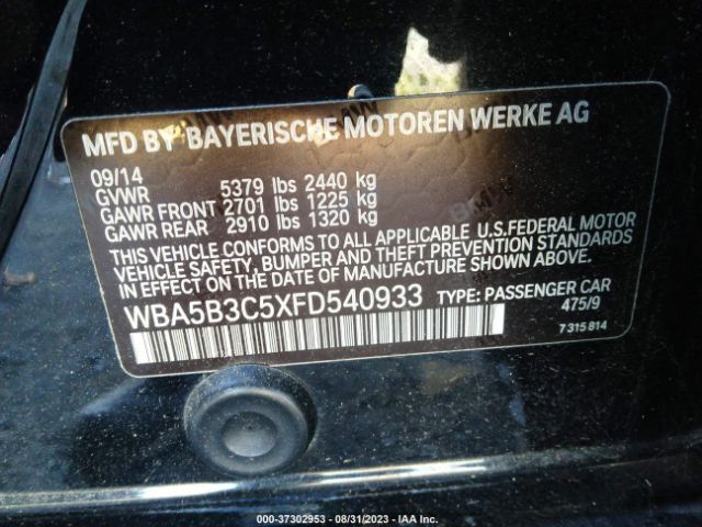 WBA5B3C5XFD540933 BMW 5 Series 535i Xdrive