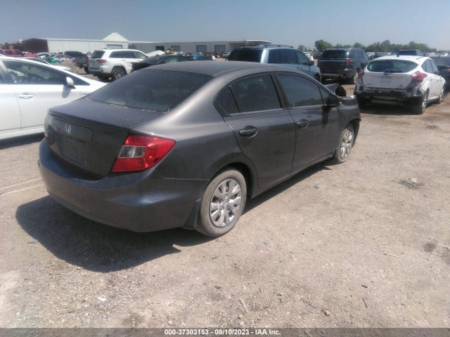 2012 HONDA CIVIC SDN LX VIN: 2HGFB2F57CH600549