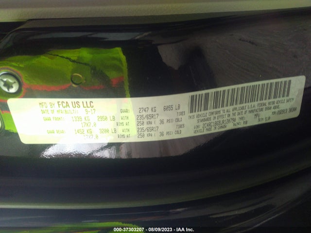 Chrysler Pacifica Touring L 2018 2C4RC1BG9JR120790 Image 9