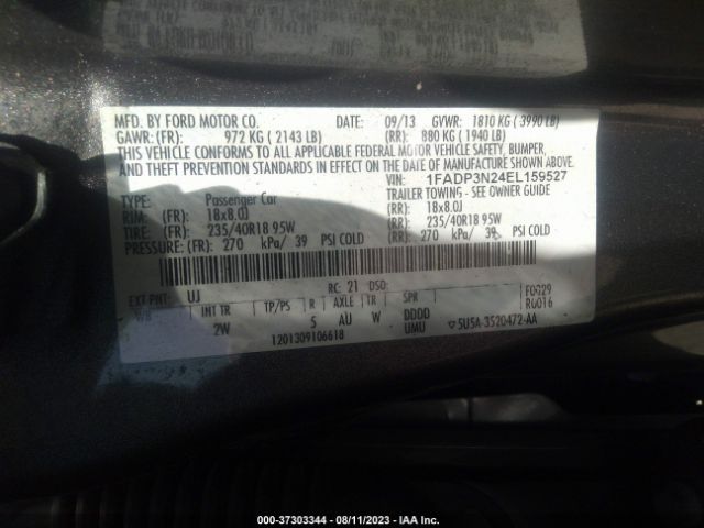 1FADP3N24EL159527 Ford Focus Titanium